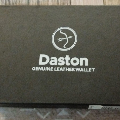 Daston men's wallet new, blue color