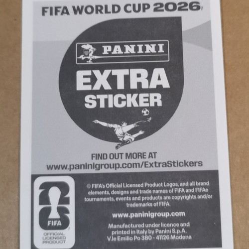 Panini FIFA World Cup 2022 Achraf Hakimi Extra Sticker mint