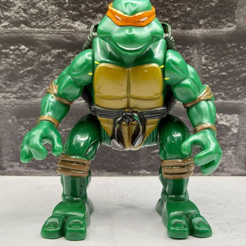 Michelangelo Backflip TMNT figure used Playmates Toys 2004