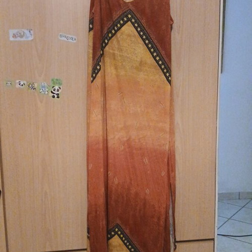 Φόρεμα μάξι καλοκαιρινό Vamp σαν καινούργιο, πολύχρωμο, XL