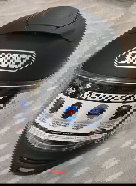 Shoei Neotec II Black matt Κράνος Μηχανής Flip-Up DOT / ECE 22.05 1650gr με Pinlock και Sunvisor