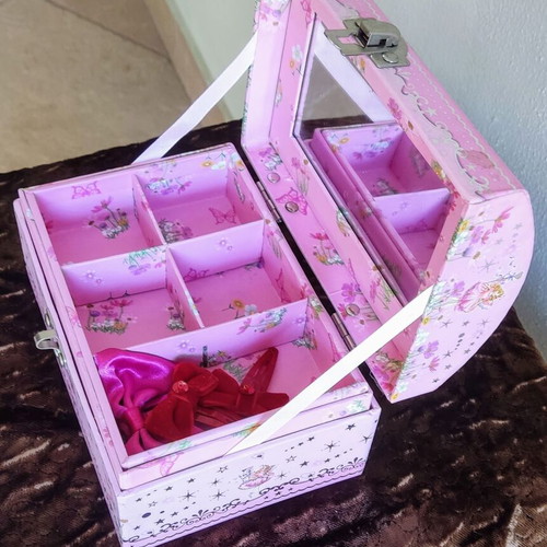 Pink jewelry box