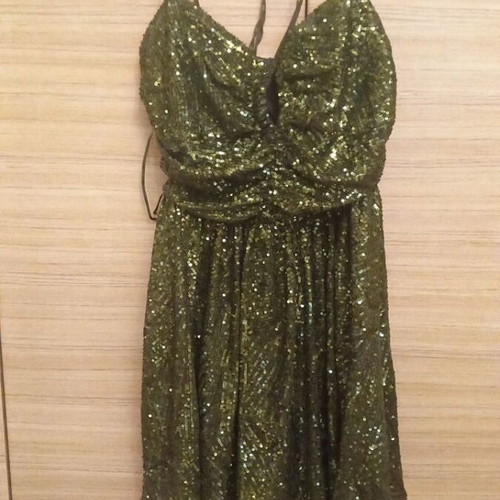 Aniye By Mini Dress New, Green, Size M