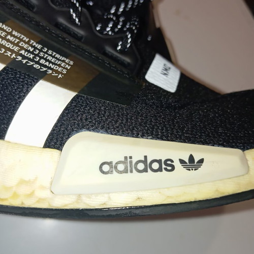 Adidas NMD R1 sneakers size 46.5 used, black fabric