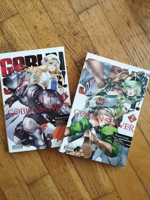 Goblin Slayer volumes 1 and 2 manga like new