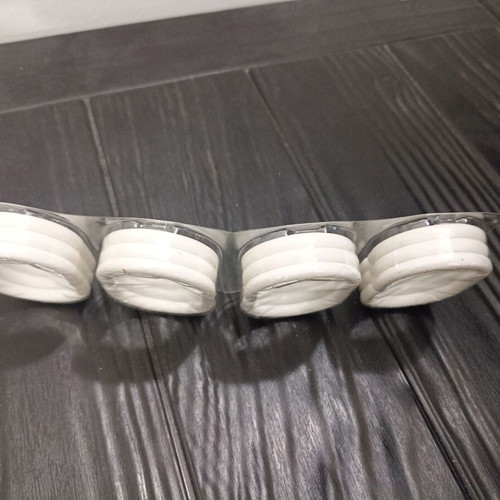 Set of 12 C-type plastic shower curtain rings