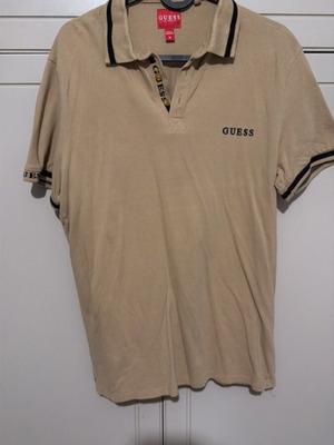 Polo Guess shirt like new, size M, black and beige