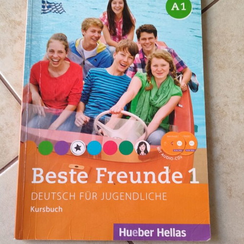 Beste Freunde 1 A1 German coursebook used with Greek audio