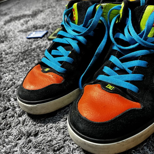 DC Old-School Sneakers used, multicolor, size 42