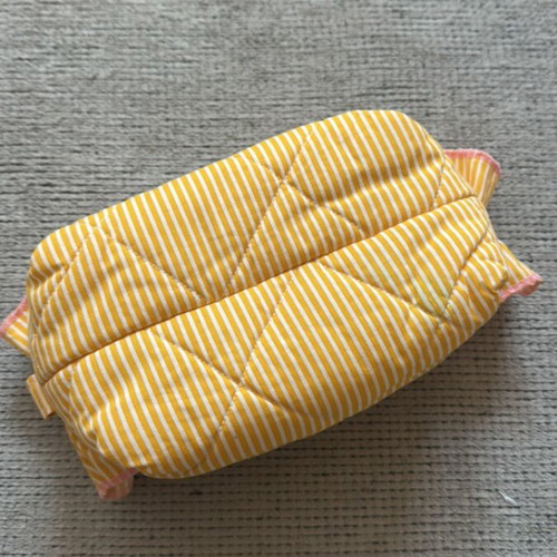 Handmade fabric toiletry bag like new