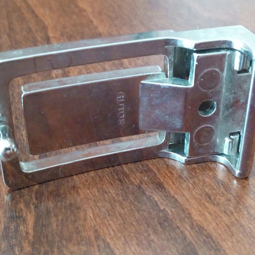Gutos collectible buckle used, stainless steel, men's