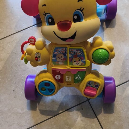 Children's Toy Car Used With New Batteries and Activities