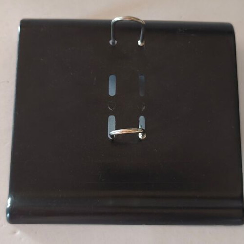 Calendar base with metal mechanism, plastic, used
