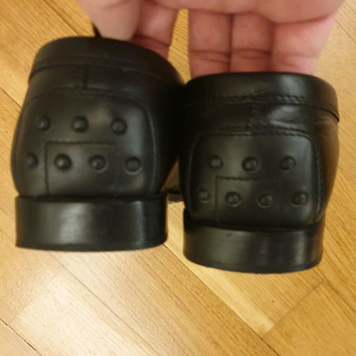 Tod's leather moccasins used, black, size 39