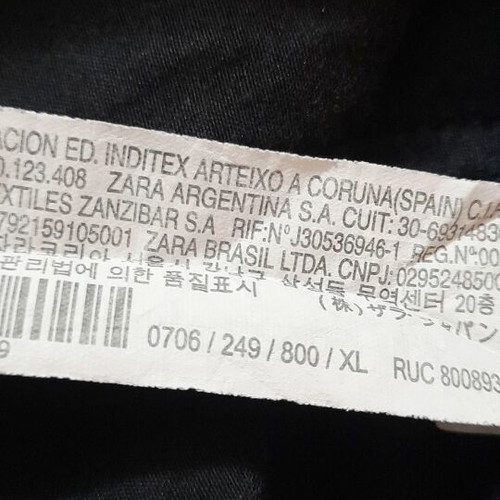 Zara men's black shorts XL new