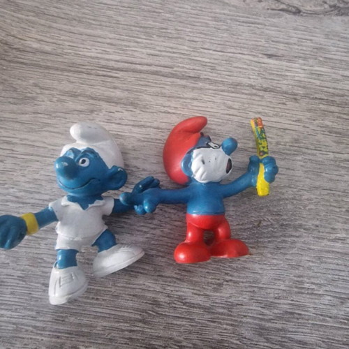 Peyo Smurfs used, two from 1981
