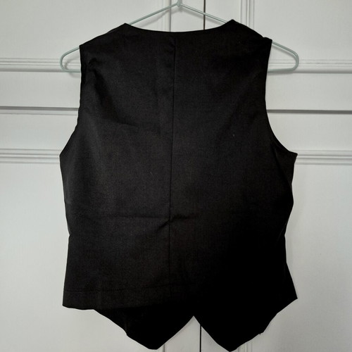 Black summer vest size small, like new