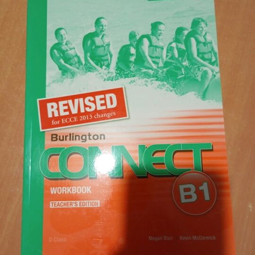 Connect B1 English books like new, Teacher's books