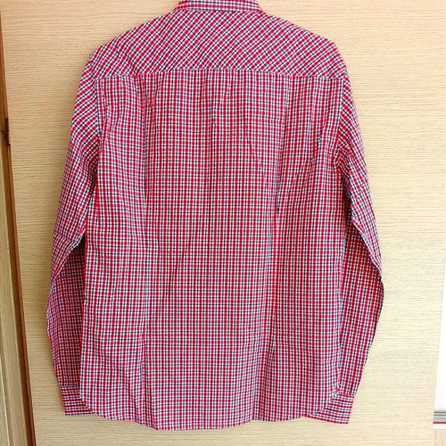 Pepe Jeans London checked shirt used, red, size small