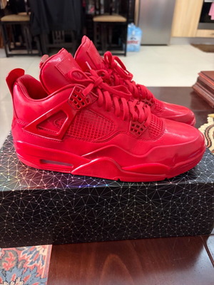 Jordan 11LAB4 sneakers new, size 44, red