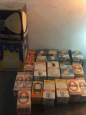 Λάμπες καινούργιες, πακέτο 20 τεμάχια, συλλεκτικές