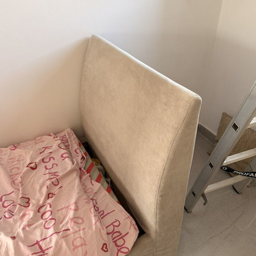 Entos Upholstered Single Bed 90×200 like new