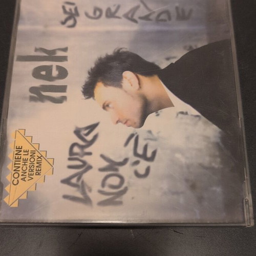 Nek Laura non c'è CD single used, pop