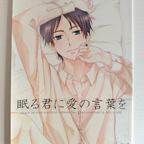 Attack on Titan BL doujinshi manga used Levi x Eren