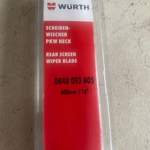Wurth rear window wiper blade 400mm new