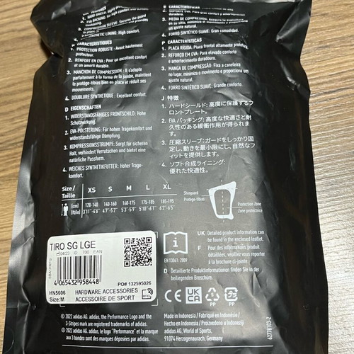 Adidas Tiro League SG LGE shin guards new with compression sleeves