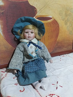 Vintage porcelain doll