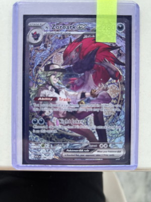 N Zoroark Pokemon TCG card new