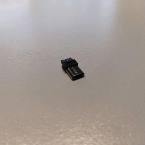 DIY Micro USB male plug connector pack of 5, new