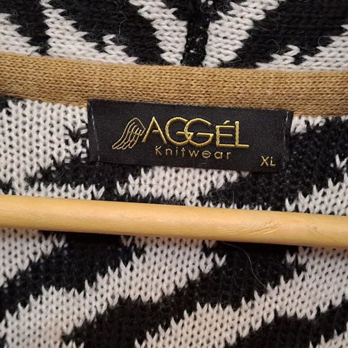Aggel knitwear long cardigan new, multicolor