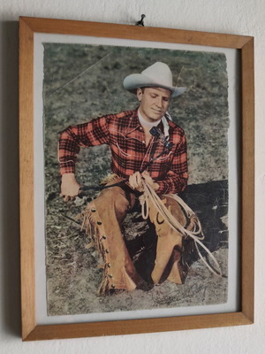 Vintage κάδρο Gene Autry μεταχειρισμένο, Dell Comics #44 του 1950