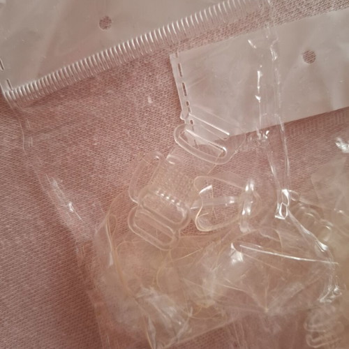 Transparent straps new, set of two