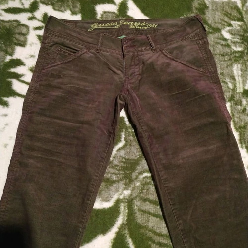 Guess Capri Pants new, size L, brown green (olive)