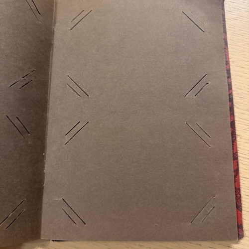 Liberty album used with 12 pages, leather imitation