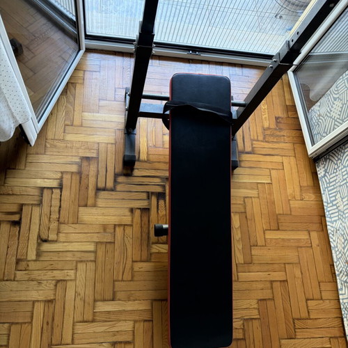 Viking workout bench like new, foldable, adjustable height