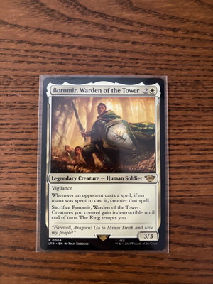 blue green card draw mtg Boromir, Warden of the Tower [The Lord of the Rings: Tales of Middle-E main image 1