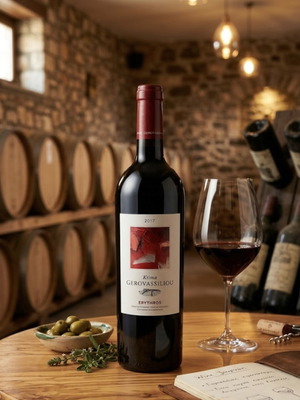 Ktima Gerovassiliou Erythros 2017 red wine 750ml