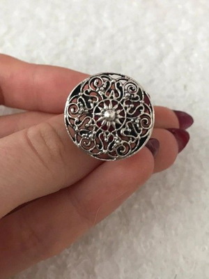 Ασημί 925 χειροποίητο vintage δαχτυλίδι σαν καινούργιο