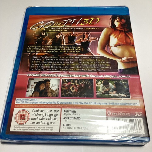 Blu-ray 3D Go For It!3D new without Greek subtitles