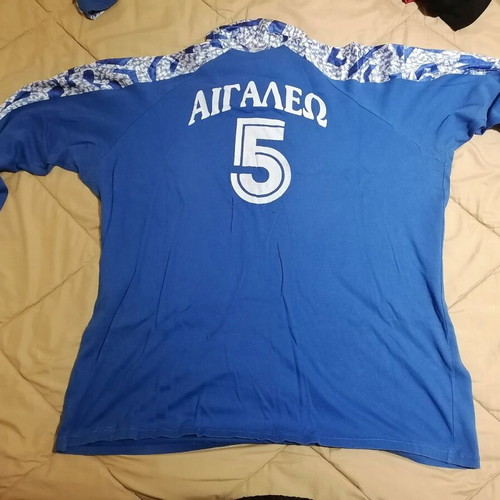 AO Aigaleo jersey and shorts set 1990 used, size Large