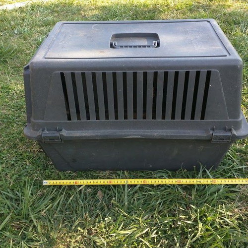 Animal cage used, transport or house, dimensions H40 W40 L60