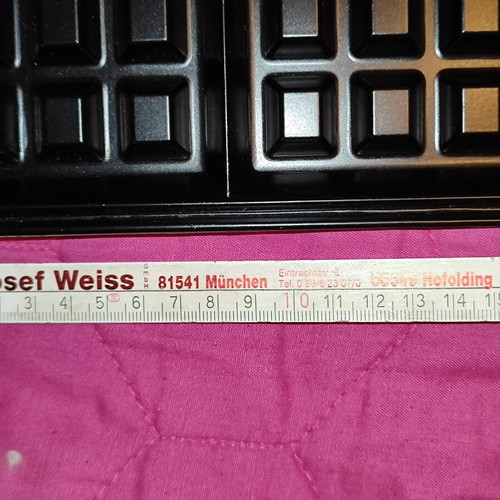 Replacement Plates Set for Toaster Waffle and Grill 22.5x13 cm like new