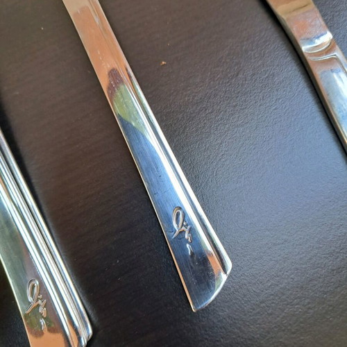 Silver Plated Cutlery England, 25 Pieces, Like New