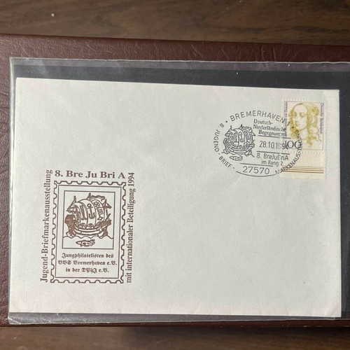 Philatelic covers from Germany like new, collection of 68 in album