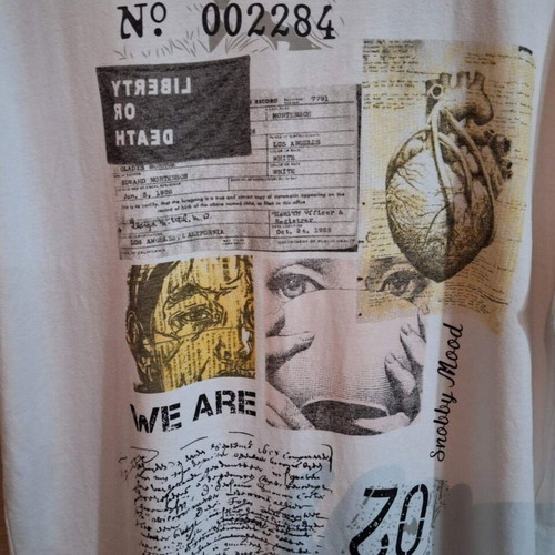 Psychedelic T Shirt elastic, like new, festival Berlin