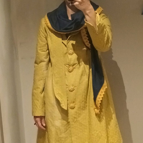 Miss Raxevsky trench coat like new, orange, size XS